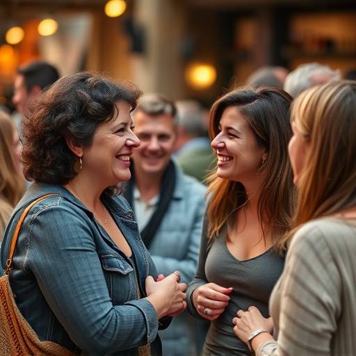 People connecting and laughing together, emphasizing the importance of social connections for mental health